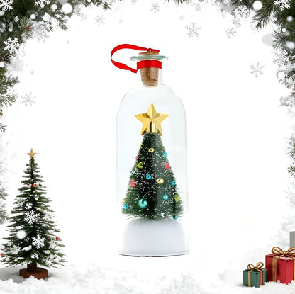 Recordable 8" Christmas Tree Bottle - Making Christmas Personal Again