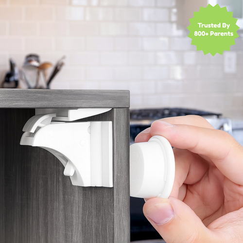 Magnetic Child Proofing Cabinet Lock - Set Of 8