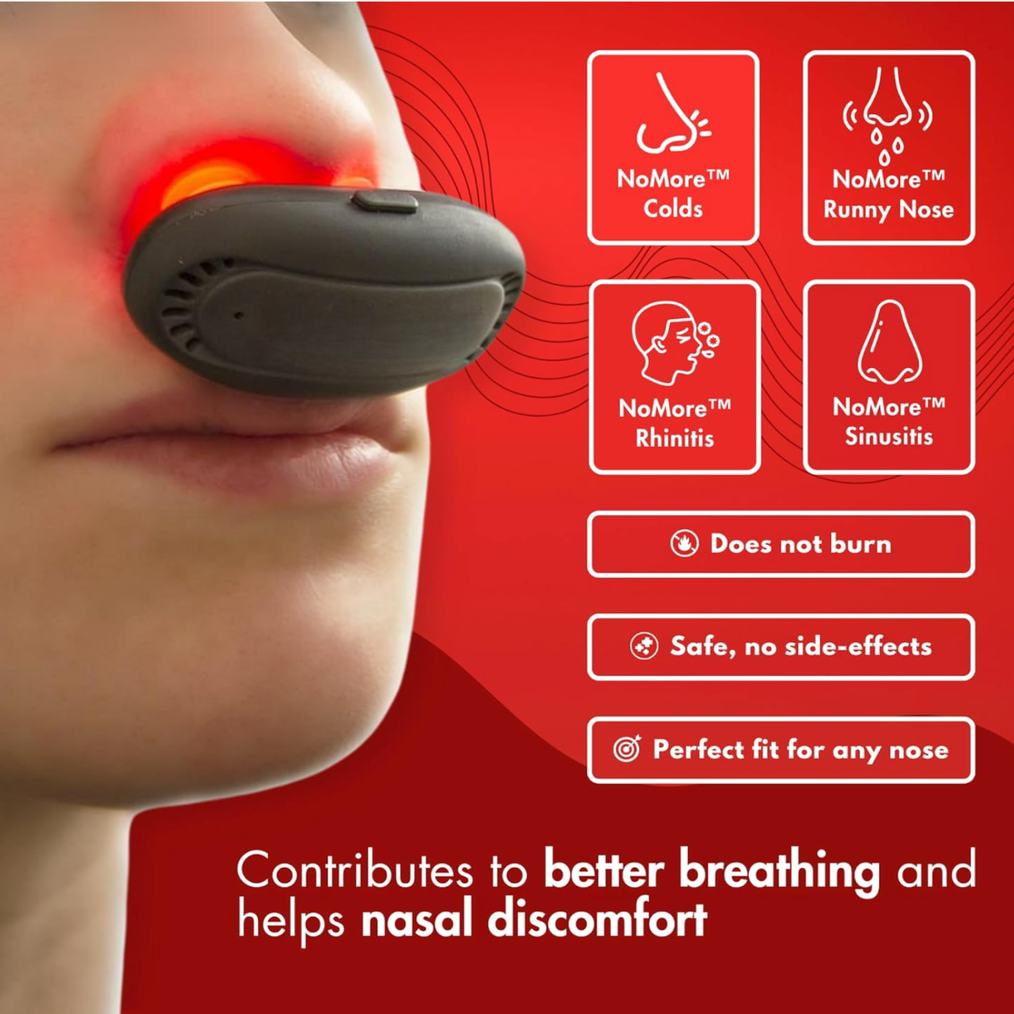 Theren™ Red Light Nasal Soother Therapy - Instant Congestion Ease